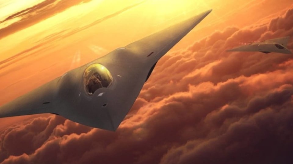 Umělecké ztvárnění konceptu stíhačky 6. generace od Lockheed Martin